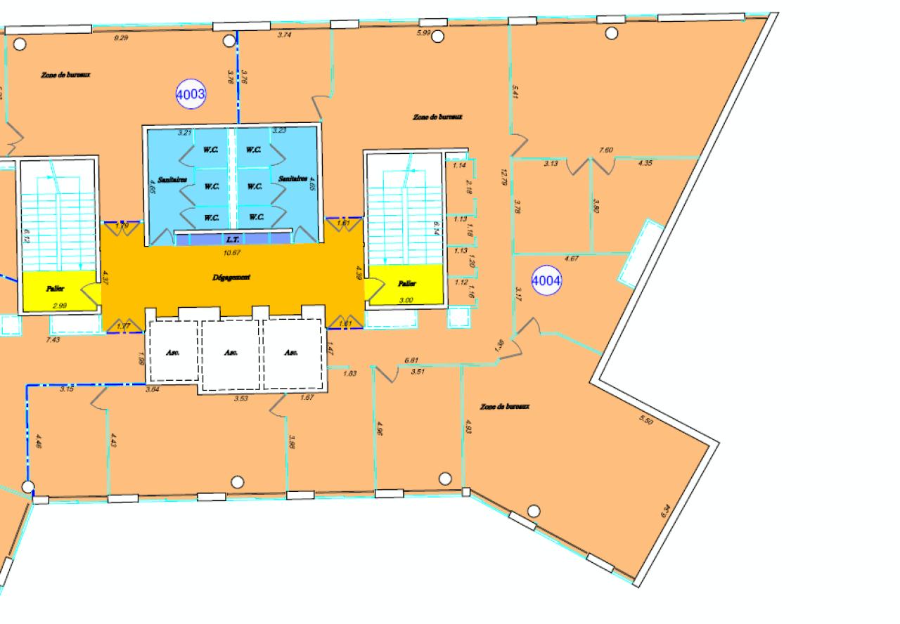Bureau Paris 1107m² Location bureau Paris OLBUR2422370 35